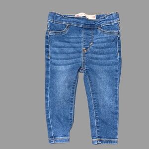 Levi's Pull On Denim Jeggings | Toddler Girl | 12 Months | Like New